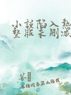 小说陷入热恋完整版未删减小说