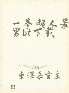 一拳超人最强之男bt下载