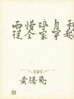 雨惜碎月 种田从全家穿越开始