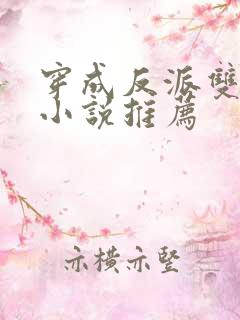 穿成反派双男主小说推荐