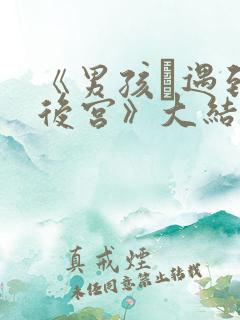 《男孩·遇到·后宫》大结局是什么