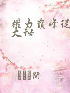 权力巅峰从领导大秘