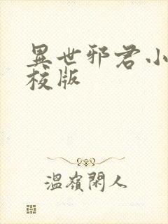 异世邪君小说精校版