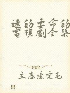 远的要命的爱情电视剧全集免费