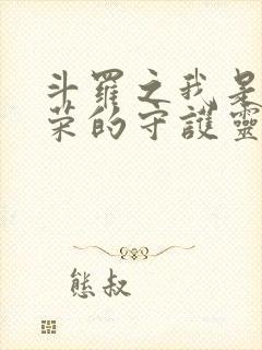斗罗之我是宁荣荣的守护灵