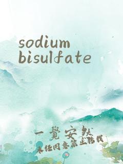 sodium bisulfate