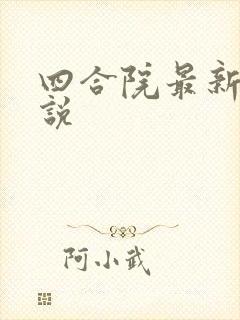 四合院最新的小说