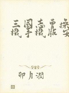 三国志曹操传单机手机版 安卓