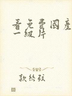 看免费国产黄色一级片