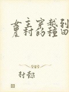 女主穿越到古代农村的种田文