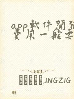 app软件开发费用一般要多少钱