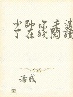 少帅你老婆又跑了在线阅读