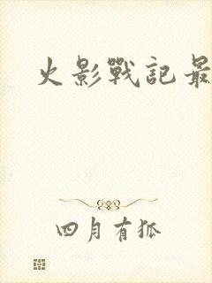 火影战记最终版