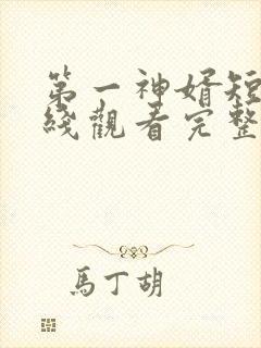 第一神婿短剧在线观看完整版免费