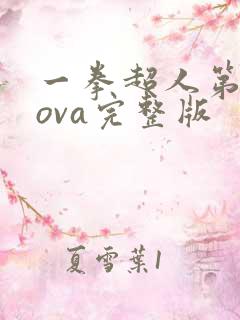 一拳超人第二季ova完整版