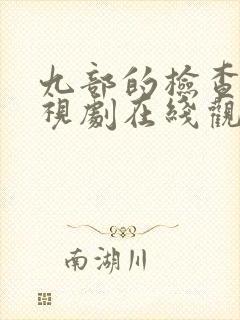 九部的检查官电视剧在线观看