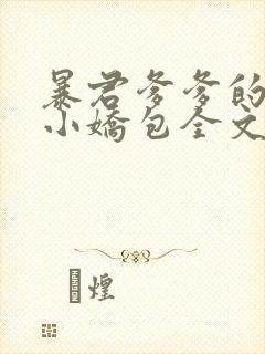 暴君爹爹的团宠小娇包全文阅读全文