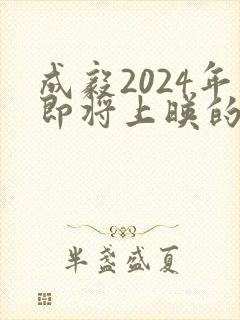 成毅2024年即将上映的电视剧