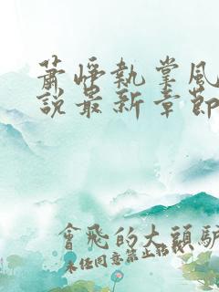 萧峥执掌风云小说最新章节