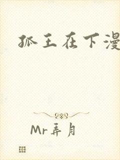 孤王在下漫剧