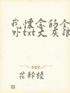 我怀念的全文番外txt大灰狼