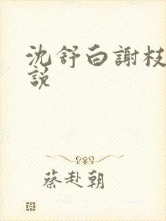 沈舒白谢枝韫小说