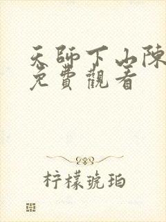 天师下山陈山河免费观看