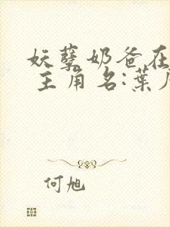 妖孽奶爸在都市 主角名:叶辰