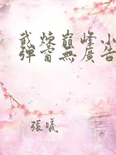 武炼巅峰小说无弹窗无广告