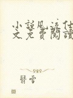 小说风流仕途全文免费阅读