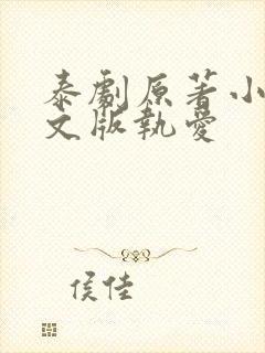 泰剧原著小说中文版执爱