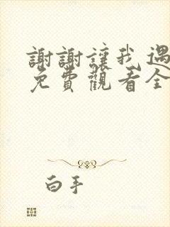 谢谢让我遇见你免费观看全集