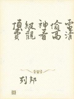 顶级神偷电影免费观看高清