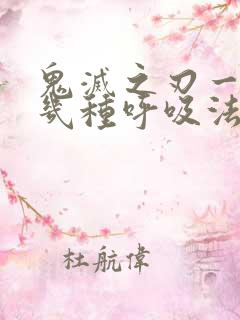 鬼灭之刃一共有几种呼吸法