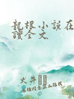 龙根小说在线阅读全文
