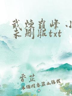 武炼巅峰 小说未删版txt