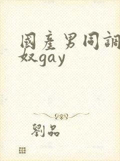 国产男同调教男奴gay