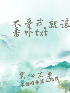 不爱我就滚全文番外txt