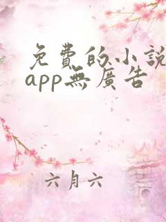 免费的小说阅读app无广告