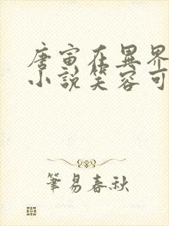 唐寅在异界有声小说笑容可怕