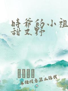 时爷的小祖宗又甜又野