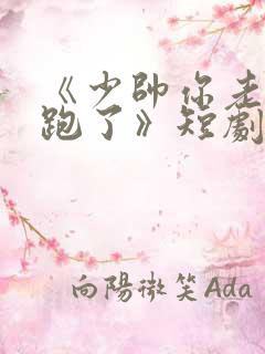 《少帅你老婆又跑了》短剧