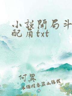 小说开局斗破当配角txt