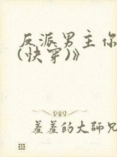 反派男主你好坏(快穿)》