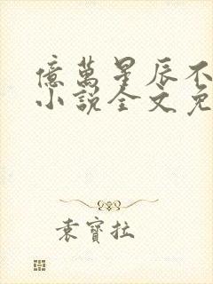 亿万星辰不及你小说全文免费阅读