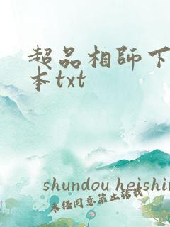 超品相师下载全本txt