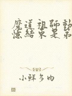 魔道祖师动漫回忆结束是第几集