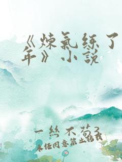 《炼气练了三千年》小说