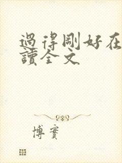 过得刚好在线阅读全文
