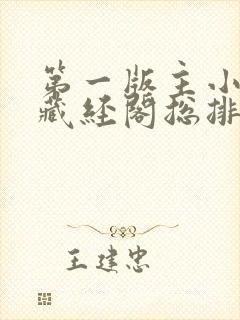 第一版主小说网藏经阁总排行